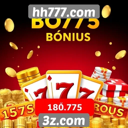 Plataforma hh777.com é conhecida por seus bônus atrativos