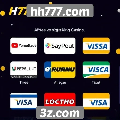 Métodos de pagamento aceitos no hh777.com